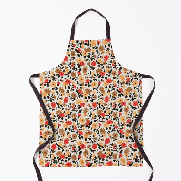 Item preview, Retro Orange Floral Pattern – Vintage Ditsy Flower Design designed and sold by Good_Things.