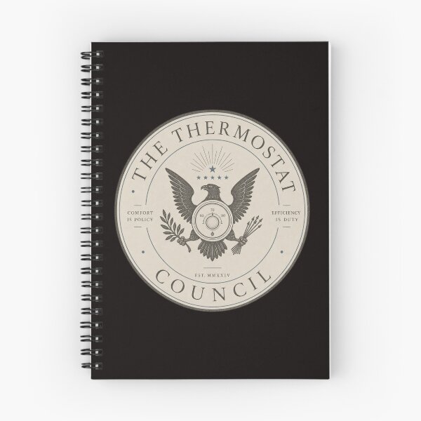 Item preview, The Thermostat Council vintage seal with eagle and dial designed and sold by Rue Design Company.