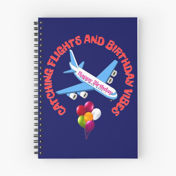 Item preview, Catching Flights And Birthday Vibes - Travel Airplane Celebration Design designed and sold by Evelashop.