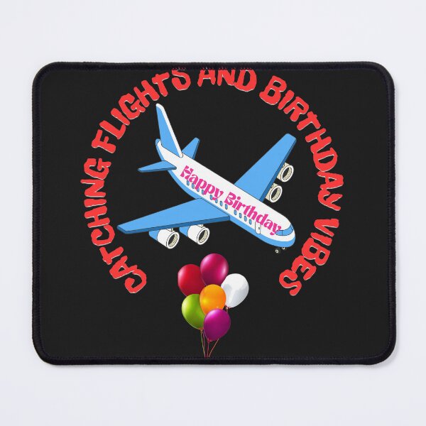 Item preview, Catching Flights And Birthday Vibes - Travel Airplane Celebration Design designed and sold by Evelashop.