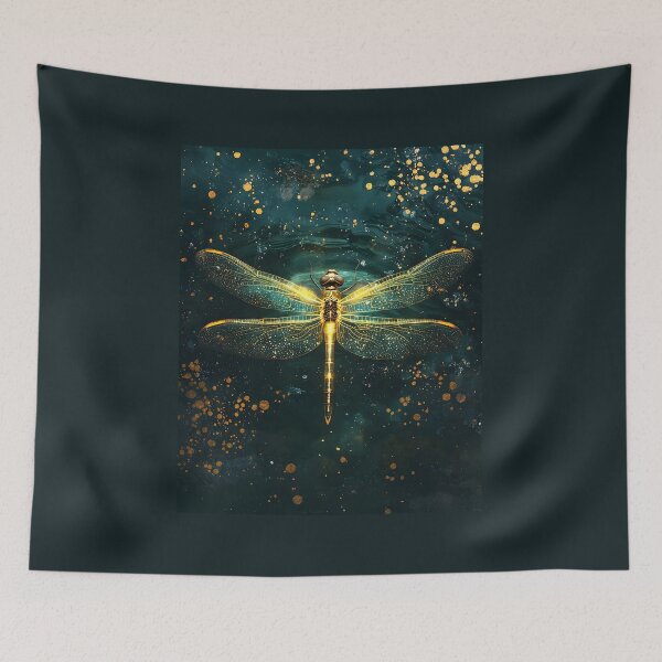 Item preview, 3d Render Of Glowing Dragonfly, Rich Forest designed and sold by Checho30.