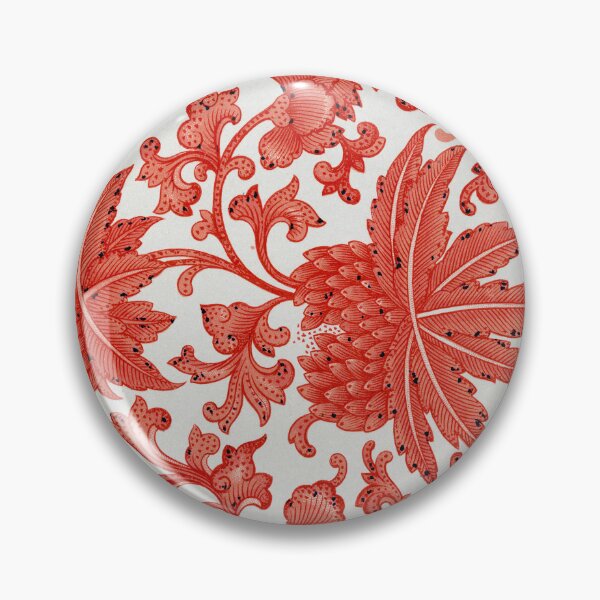 Item preview, Red Ornamental Floral Pattern – Vintage Botanical Damask Design designed and sold by Good_Things.