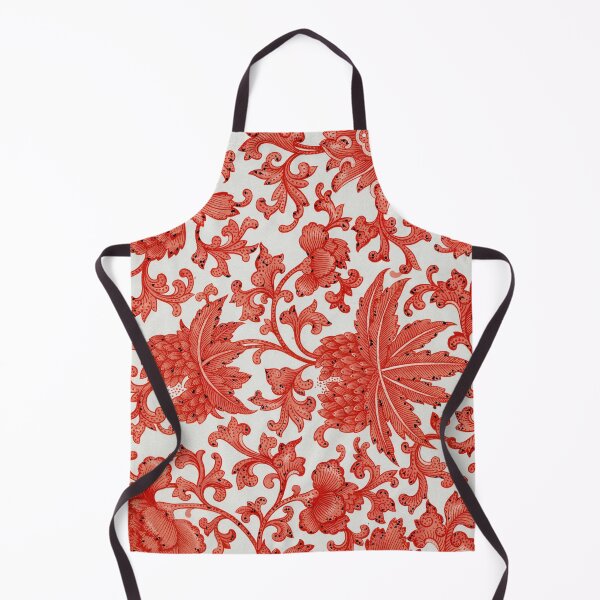 Item preview, Red Ornamental Floral Pattern – Vintage Botanical Damask Design designed and sold by Good_Things.