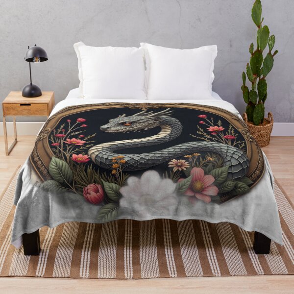 Item preview, Dragon Gothic Botanical Emblem designed and sold by profustock.