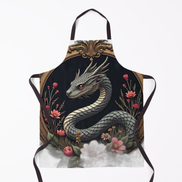 Item preview, Dragon Gothic Botanical Emblem designed and sold by profustock.