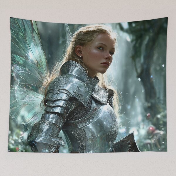 Item preview, Fairy Knight In Shining Armor designed and sold by Storybook Botanica.