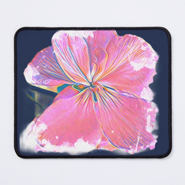 Item preview, Electric Neon Pink Psychedelic Floral Watercolor Cutout designed and sold by BalkanBloomArt.