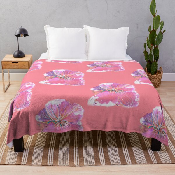 Item preview, Electric Neon Pink Psychedelic Floral Watercolor Cutout designed and sold by BalkanBloomArt.