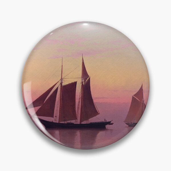 Item preview, Calm at Sunset by Francis Augustus Silva, American, 1873 designed and sold by Shapes-Mania.