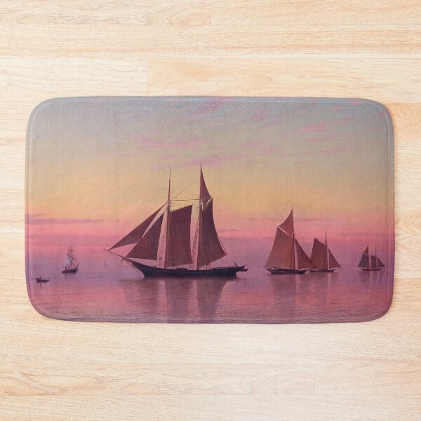 Item preview, Calm at Sunset by Francis Augustus Silva, American, 1873 designed and sold by Shapes-Mania.