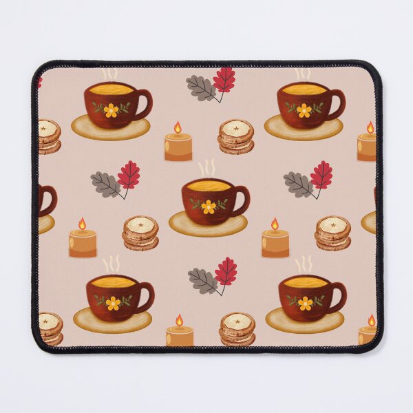 Item preview, Cozy Autumn Hot Drink, Cookies and Fall Leaves designed and sold by BigDigital.