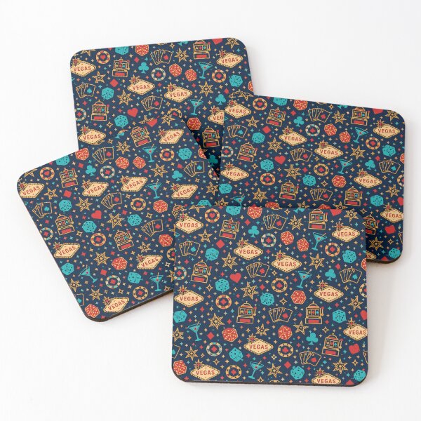 Item preview, Las Vegas Casino Night Pattern, Poker Slots Retro Graphic Print designed and sold by TM DESIGNS AND MORE.