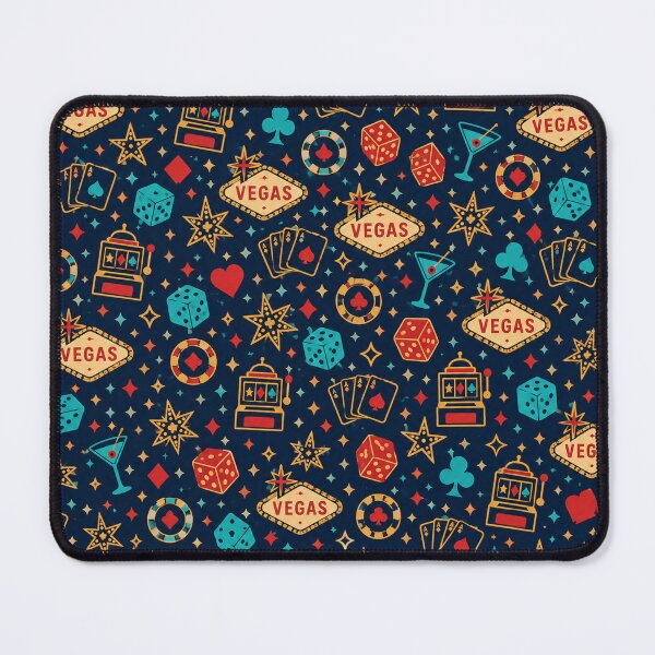 Item preview, Las Vegas Casino Night Pattern, Poker Slots Retro Graphic Print designed and sold by TM DESIGNS AND MORE.