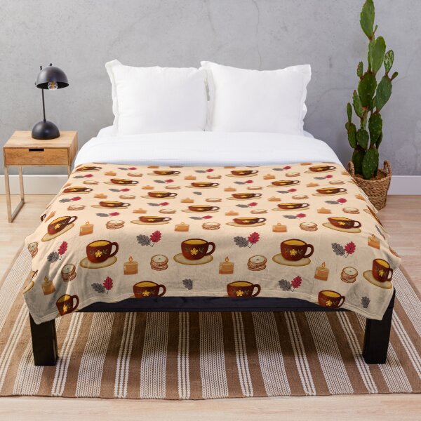 Item preview, Cozy Autumn Hot Drink, Cookies and Fall Leaves designed and sold by BigDigital.