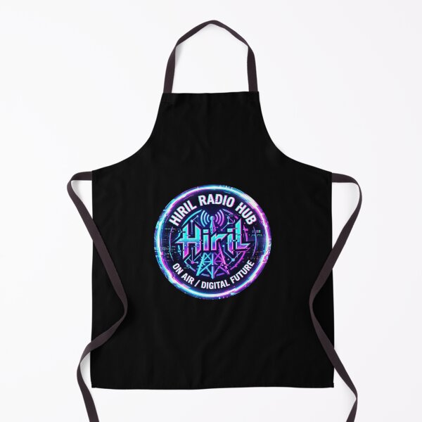 Item preview, Hiril Radio Hub Official Cyberpunk Neon Glitch Logo designed and sold by Hiril Radio Hub.