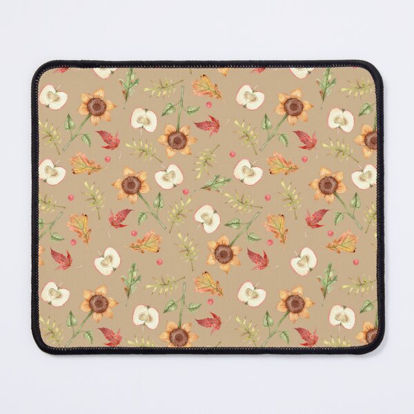 Item preview, Autumn Apples & Sunflowers – Watercolor Fall Pattern designed and sold by White Rabbit Design .