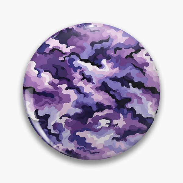 Item preview, Swirl Purple Camo Pattern Amethyst Indigo and White Camouflage designed and sold by Nine Lives Studio.