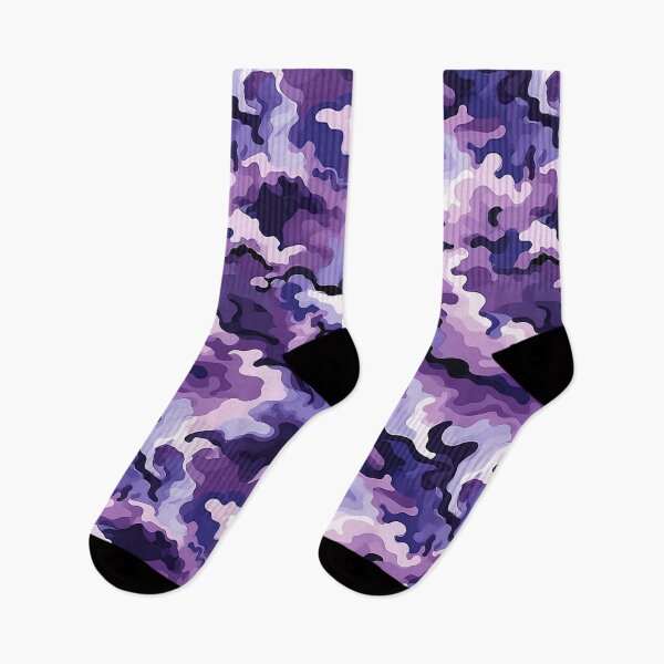 Item preview, Swirl Purple Camo Pattern Amethyst Indigo and White Camouflage designed and sold by Yoruhara.