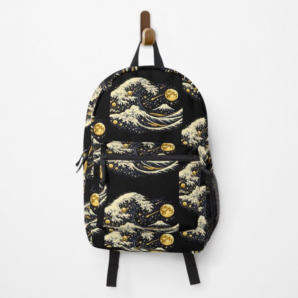 Item preview, Celestial Kanagawa Wave and Golden Moon designed and sold by Ink-verse-.