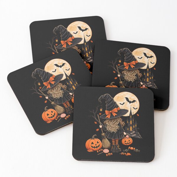 Item preview, Mystical Halloween Witch Under Moonlight designed and sold by NucciCollective.
