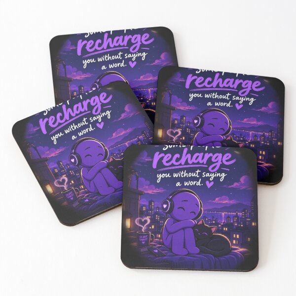 Item preview, Some People Recharge You Without Saying a Word – Silent Violet designed and sold by Silent Violet.