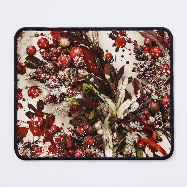 Item preview, Winter Berry and Pinecone Botanical Mixed Media Art designed and sold by THE SPLATTERED HAUS BY SAGE BANKS.