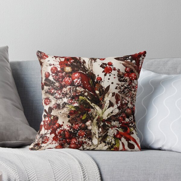 Item preview, Winter Berry and Pinecone Botanical Mixed Media Art designed and sold by THE SPLATTERED HAUS BY SAGE BANKS.