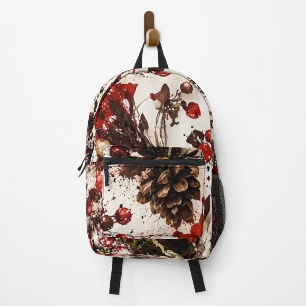 Item preview, Winter Berry and Pinecone Botanical Mixed Media Art designed and sold by THE SPLATTERED HAUS BY SAGE BANKS.