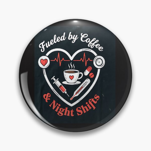 Item preview, Nurse Life, Powered by coffee & safety protocols designed and sold by amazouz1.