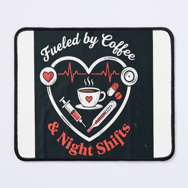 Item preview, Nurse Life, Powered by coffee & safety protocols designed and sold by amazouz1.