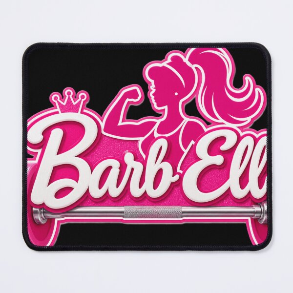 Item preview, Barb Ell logo Girly Gym Shirt designed and sold by Beyond Death.