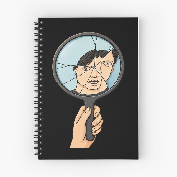 Item preview, Broken Mirror Distorted Face Reflection designed and sold by waikibi ⭐⭐⭐⭐.