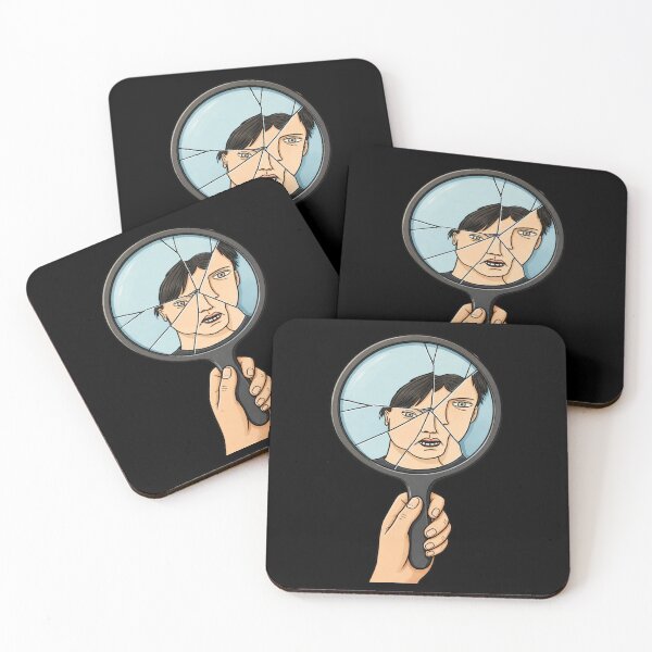 Item preview, Broken Mirror Distorted Face Reflection designed and sold by waikibi ⭐⭐⭐⭐⭐.