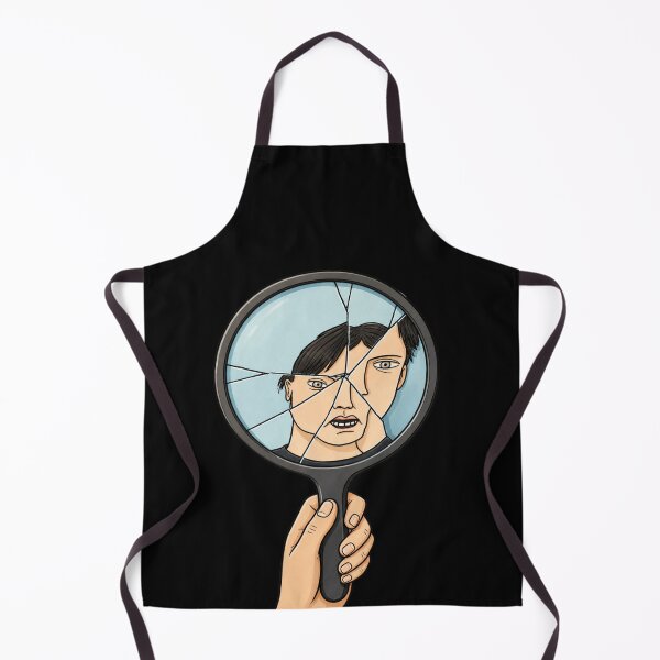 Item preview, Broken Mirror Distorted Face Reflection designed and sold by waikibi ⭐⭐⭐⭐⭐.