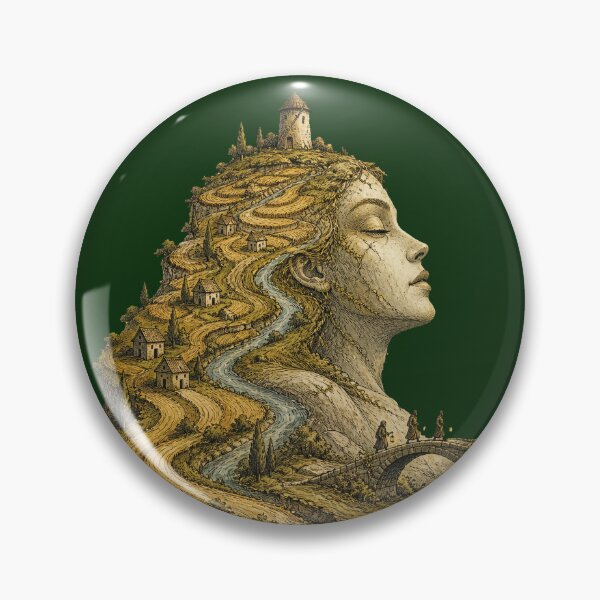 Item preview, The Land Remembers Mother Earth Gaia Fantasy Nature designed and sold by SVox.