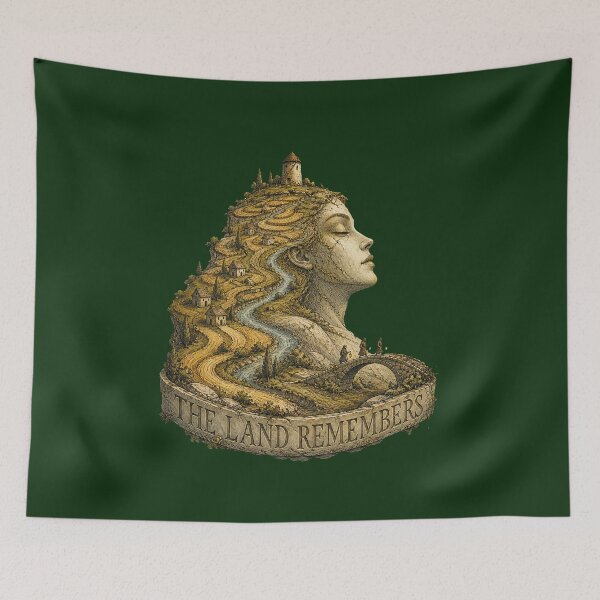Item preview, The Land Remembers Mother Earth Gaia Fantasy Nature designed and sold by SVox.
