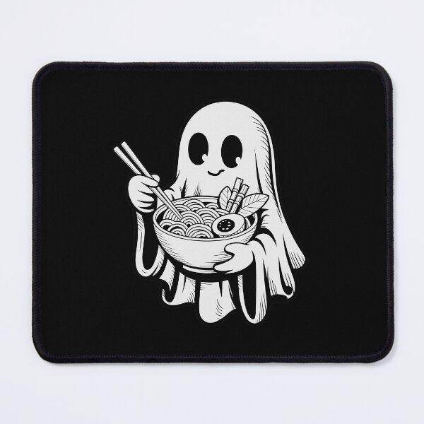 Item preview, ghost eating ramen designed and sold by jkrphoto.