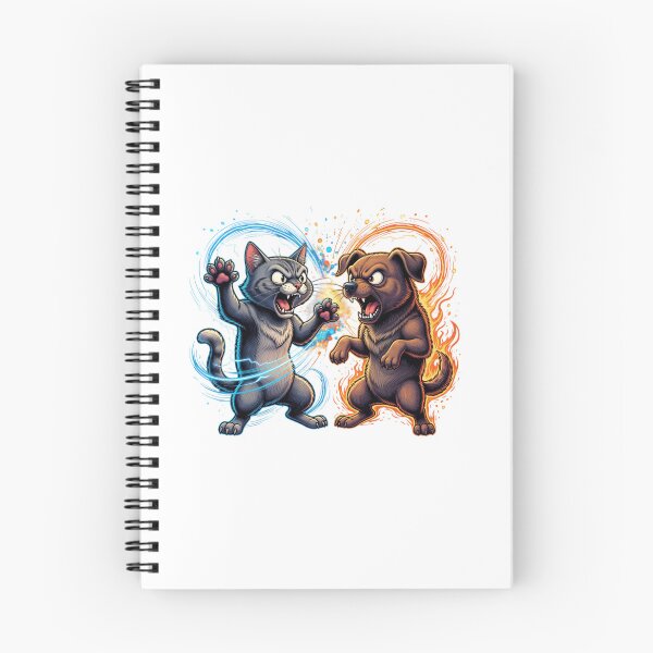 Item preview, Cat Dog Animal Rivalry designed and sold by Imaginarium of Chaos falcon88 .