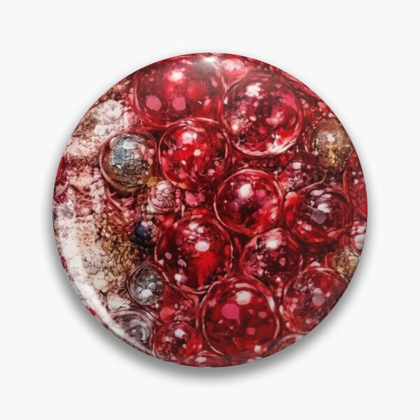 Item preview, Ruby Glass Orbs and Splatter Mixed Media Art designed and sold by THE SPLATTERED HAUS BY SAGE BANKS.