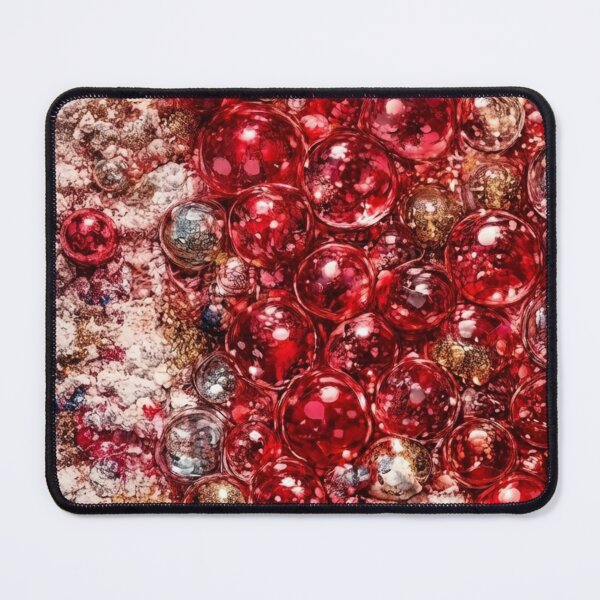 Item preview, Ruby Glass Orbs and Splatter Mixed Media Art designed and sold by THE SPLATTERED HAUS BY SAGE BANKS.