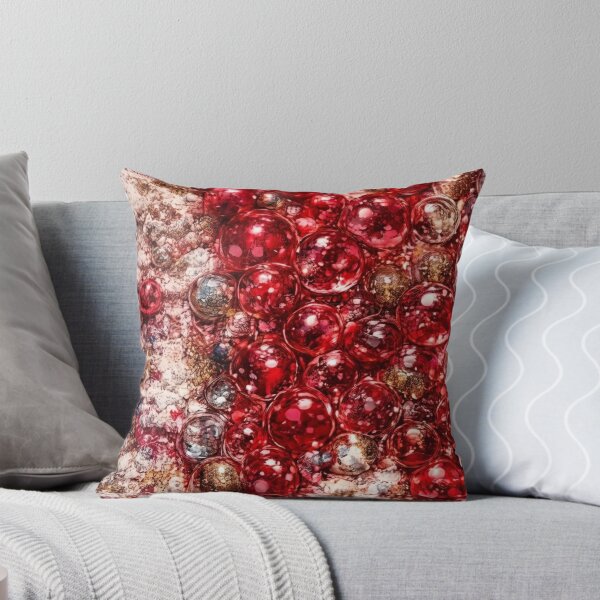 Item preview, Ruby Glass Orbs and Splatter Mixed Media Art designed and sold by THE SPLATTERED HAUS BY SAGE BANKS.
