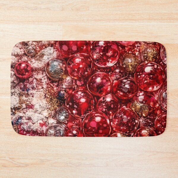 Item preview, Ruby Glass Orbs and Splatter Mixed Media Art designed and sold by THE SPLATTERED HAUS BY SAGE BANKS.