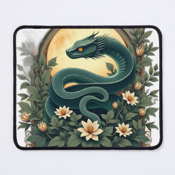 Item preview, Emerald Dragon Botanical Fantasy designed and sold by profustock.