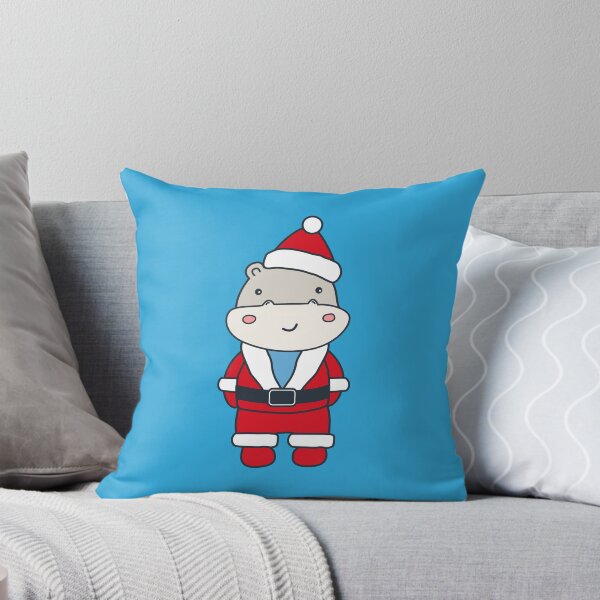 Item preview, Christmas Hippo in Santa Costume designed and sold by IrynaAlex.