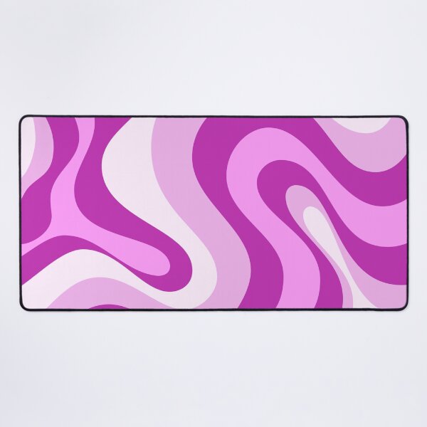 Item preview, Liquid Swirl Retro Abstract in purple tones, Cream, and White designed and sold by Differenceee.