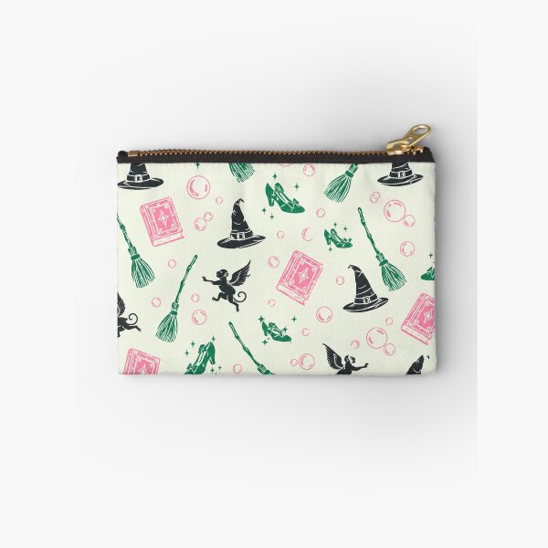 Item preview, Wicked Witch Pattern, Magic Broom Spellbook Fantasy Print Art designed and sold by TM DESIGNS AND MORE.