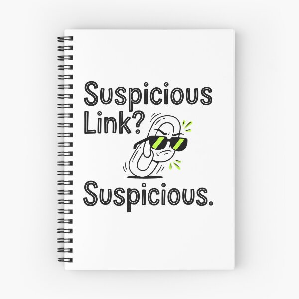Item preview, Suspicious Link? Suspicious. designed and sold by Brain Fog Lab.