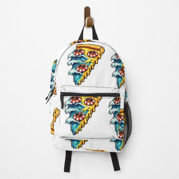Item preview, Trippy Great Wave Pepperoni Pizza Slice Art designed and sold by Ink-verse-.