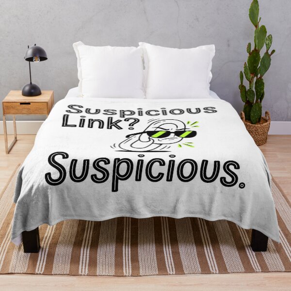 Item preview, Suspicious Link? Suspicious. designed and sold by Brain Fog Lab.