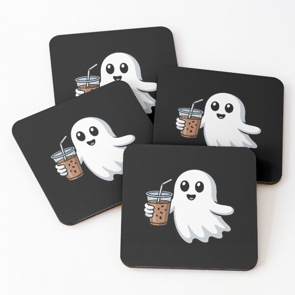 Item preview, Happy Ghost with bubble tea  designed and sold by jkrphoto.